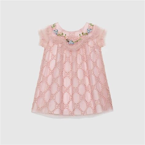 gucci babydoll pink dress|newborn baby girl gucci outfit.